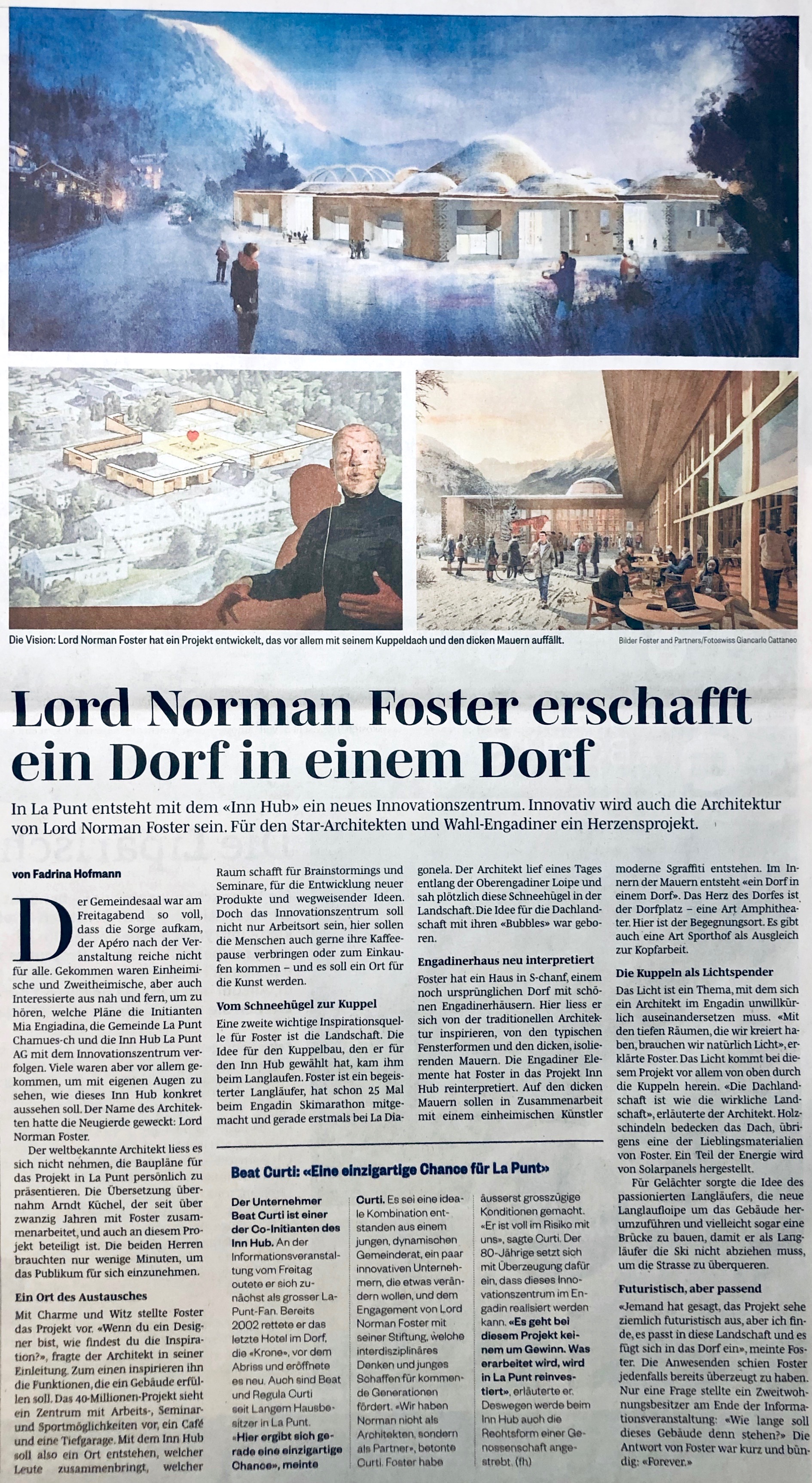 Lord Norman Foster erschafft ein Dorf in einem Dorf